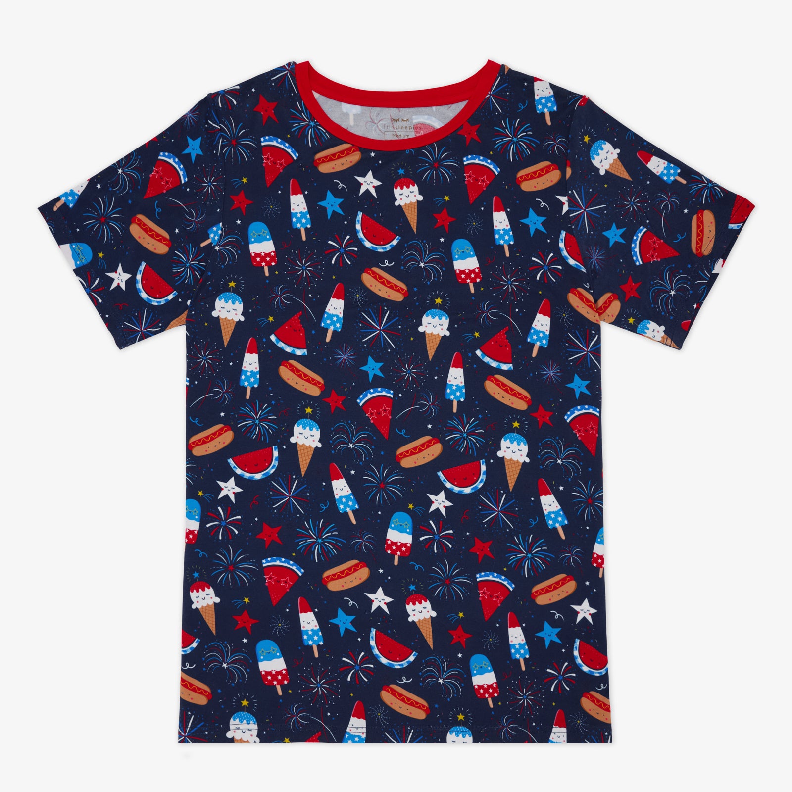 Snacks & Sparkles Men's Short Sleeve Pajama Top、mySite、g9winljtr
