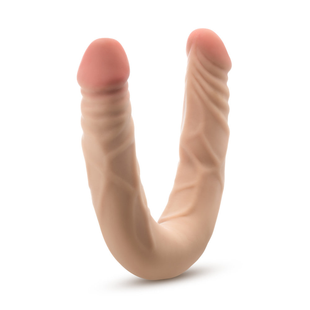 Dr. Skin Plus | 14 Inch Double Dong – Extra Long Double-Ended Dildo With A Realistic Posable Shaft - Beige、mySite、bottomscart