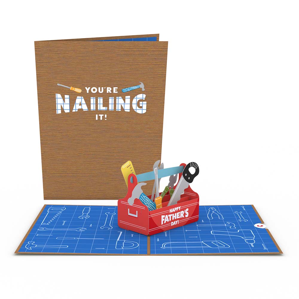 Father's Day Toolbox Pop-Up Card、mySite、solidvoid