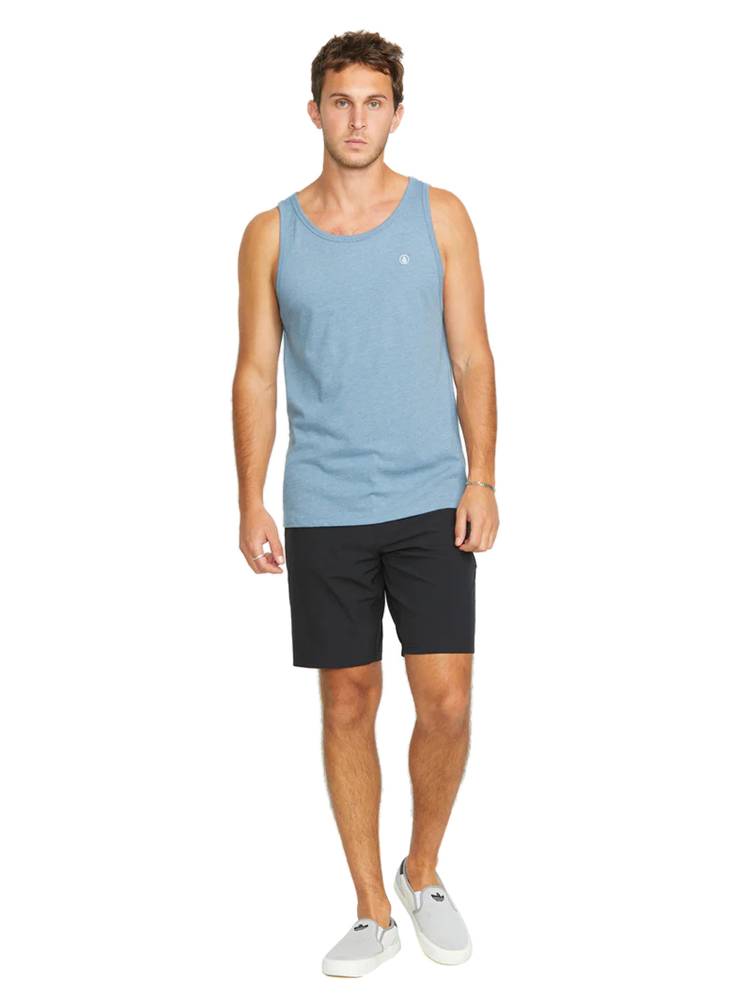 Volcom Men's Solid Heather Tank、mySite、noshort
