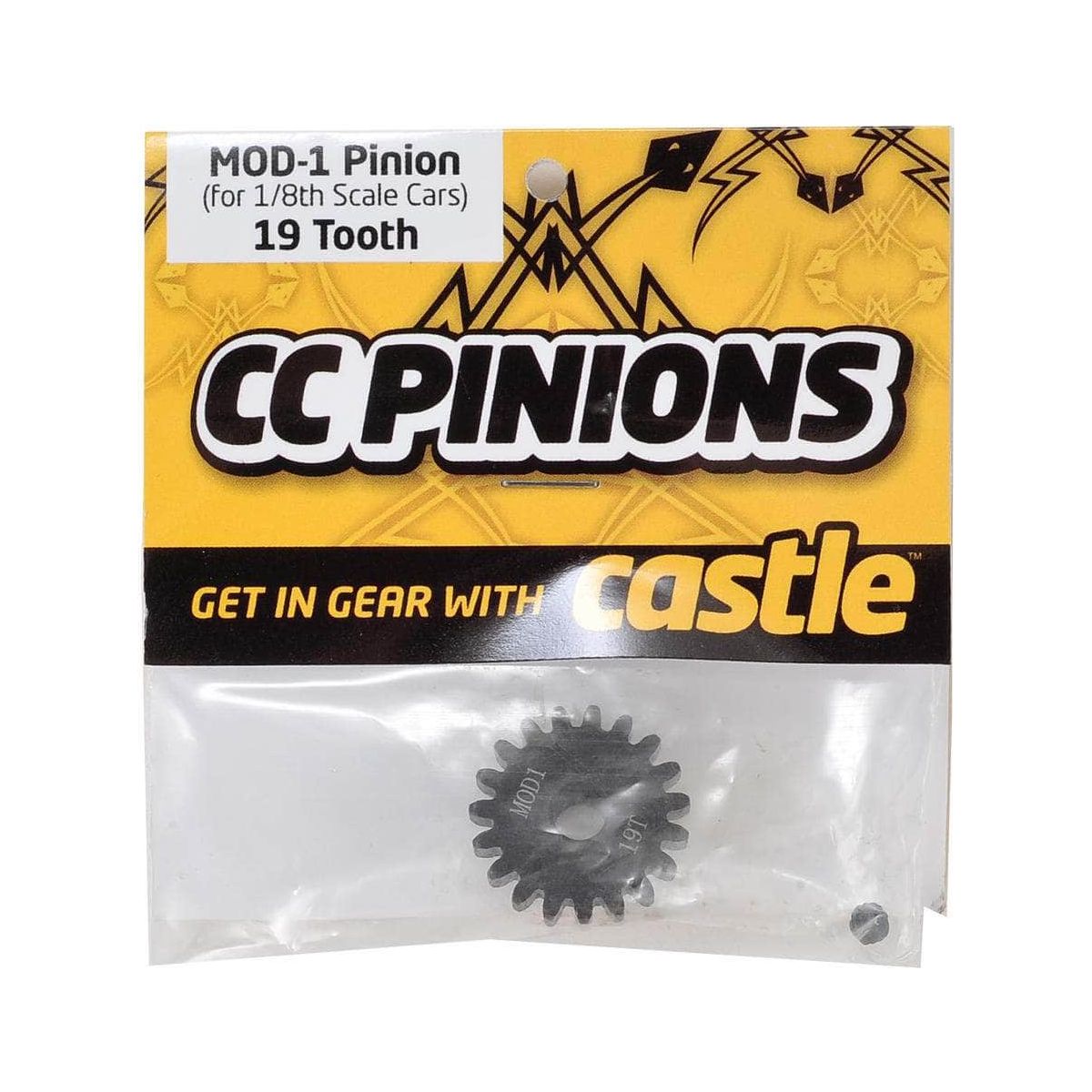  CSE010-0065-11, Castle Creations Mod 1 Pinion Gear w/5mm Bore (19T)、mySite、merchandisen