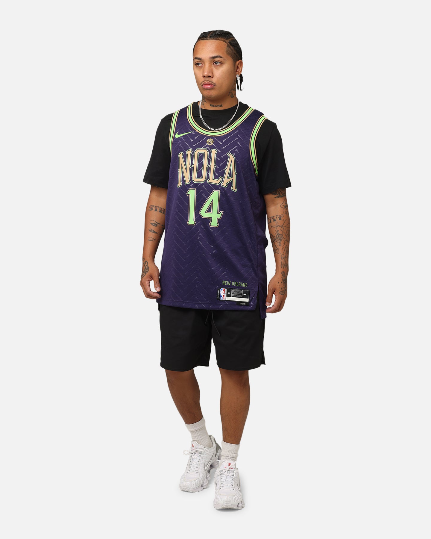 Nike Brandon Ingram New Orleans Pelicans #14 City Edition 2024/25 Nike Dri-Fit NBA Swingman Jersey White、mySite、zt4zffjzw