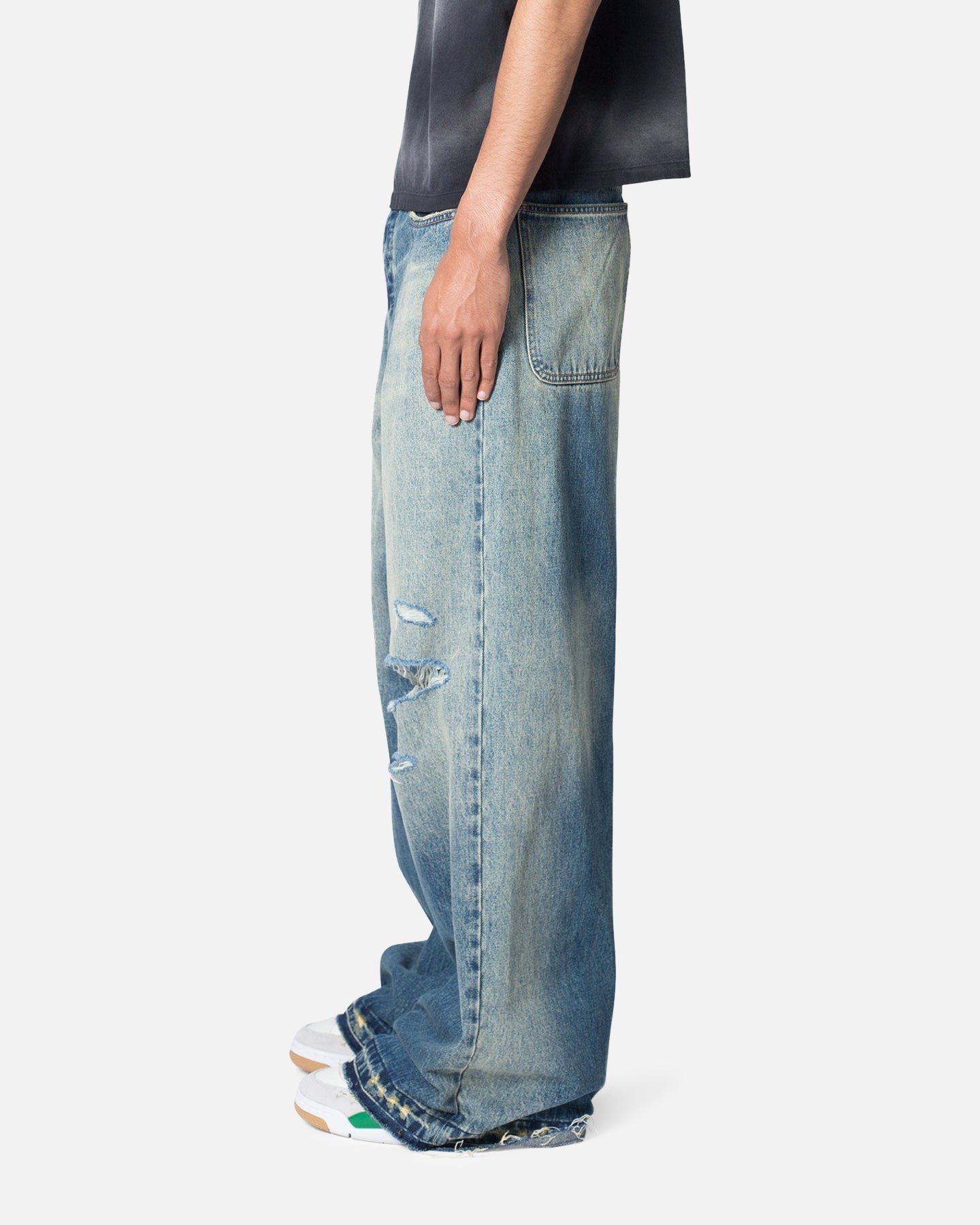 MNML Baggy Rave Denim Jeans Blue、mySite、zt4zffjzw
