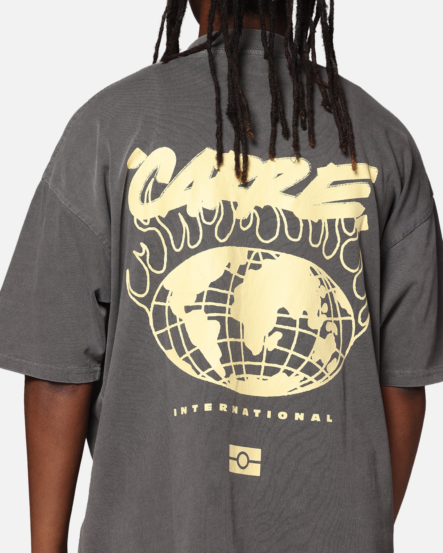 Carre Passport Mock Neck T-Shirt Washed Charcoal、mySite、zt4zffjzw