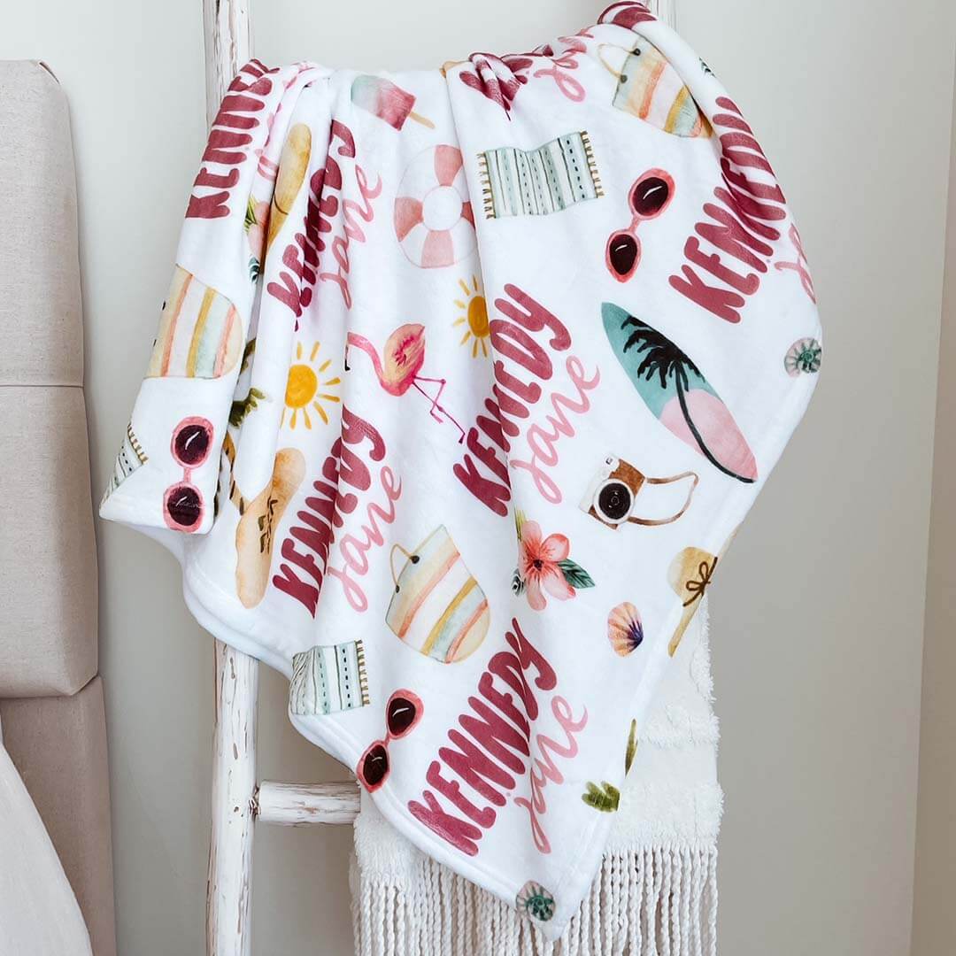  Fun In The Sun | Personalized Kids Blanket、mySite、layawaytickets