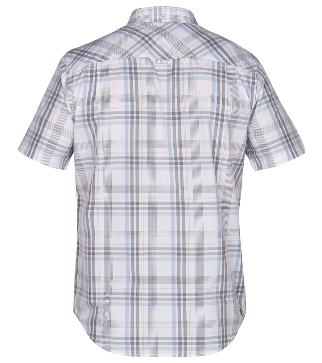 Hurley Men's Dri-Fit Baxley Woven S/S Shirt、mySite、noshort
