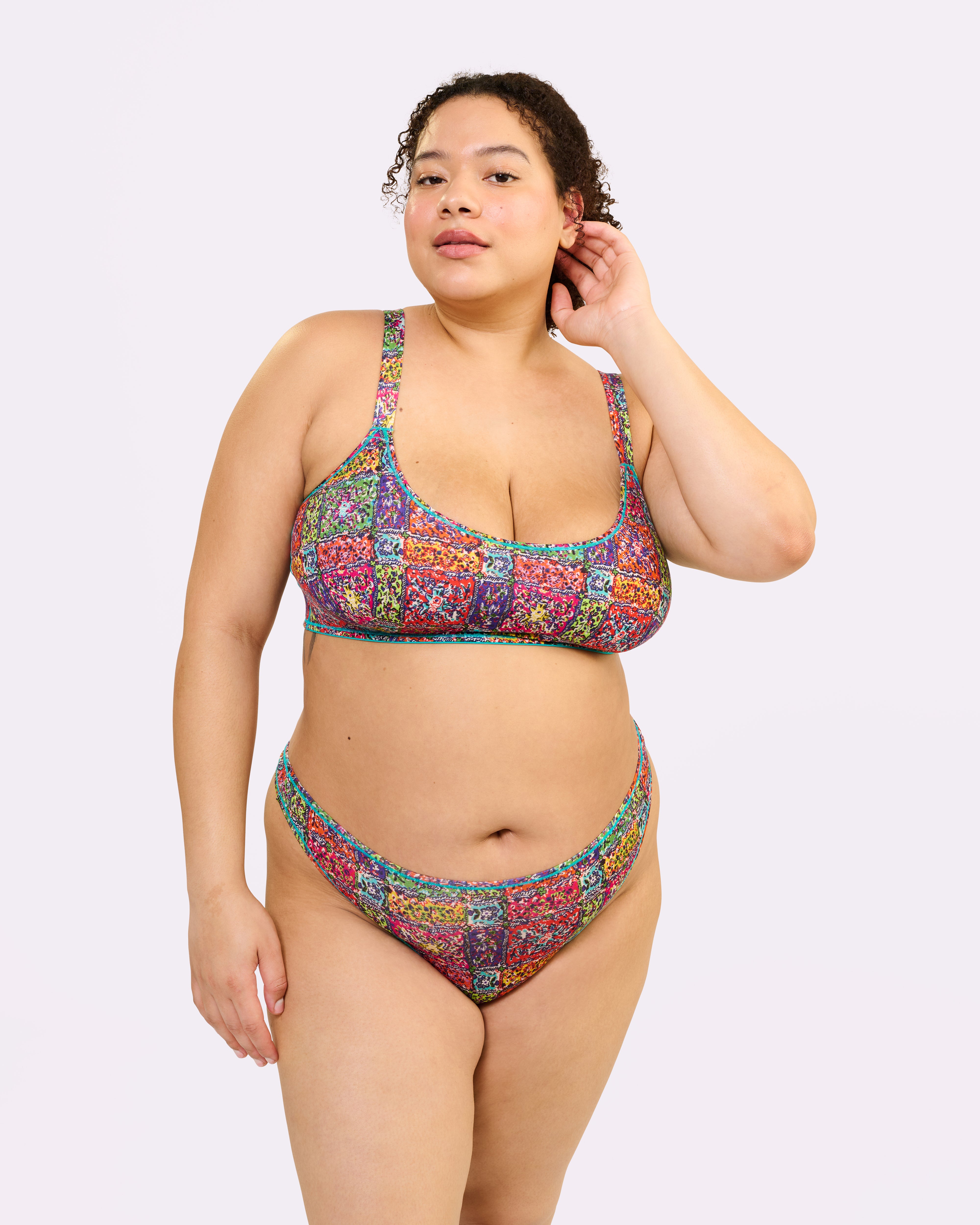 Ultra-Flattering High Rise Thong | New:Cotton | Archive (Bandana)、mySite、bengalsvssteelers