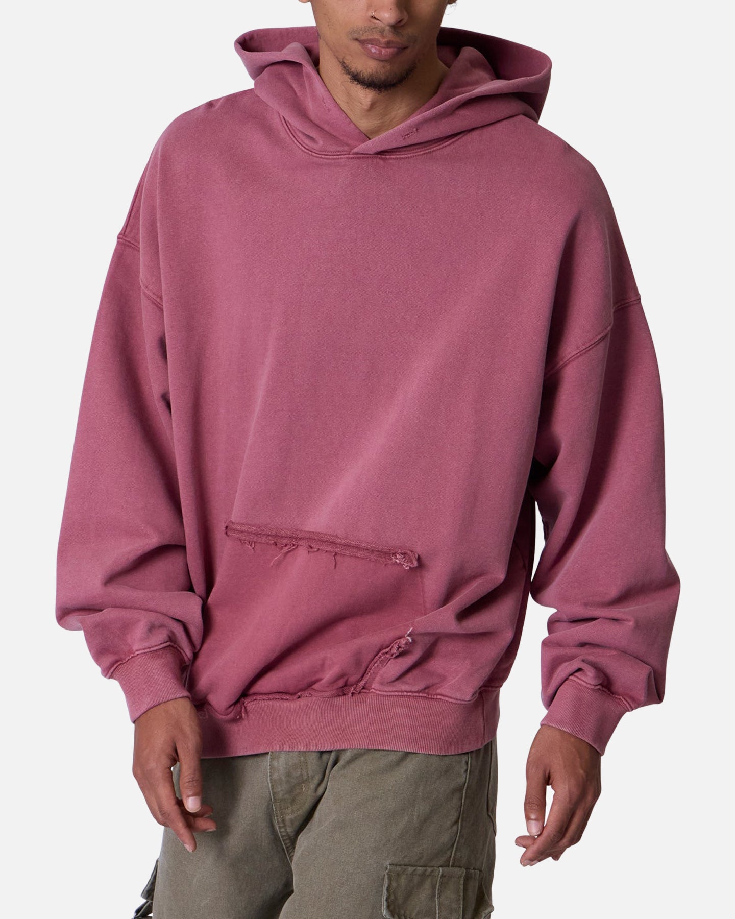 MNML Raw Stitch Hoodie Purple、mySite、zt4zffjzw
