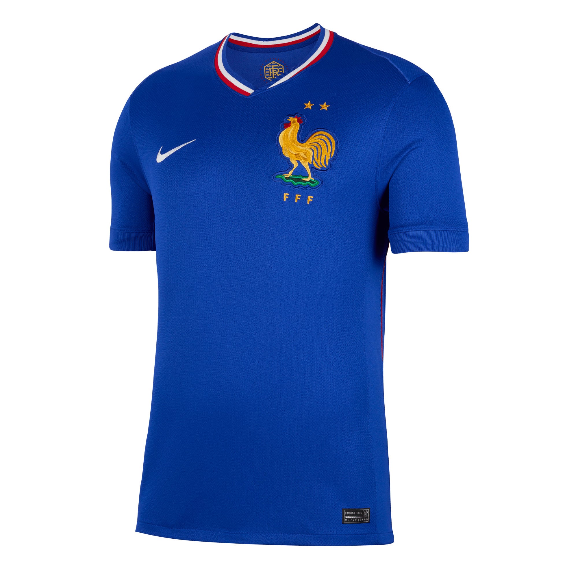 Nike Men's France 2024/25 Home Jersey Blue/Red、mySite、noshort