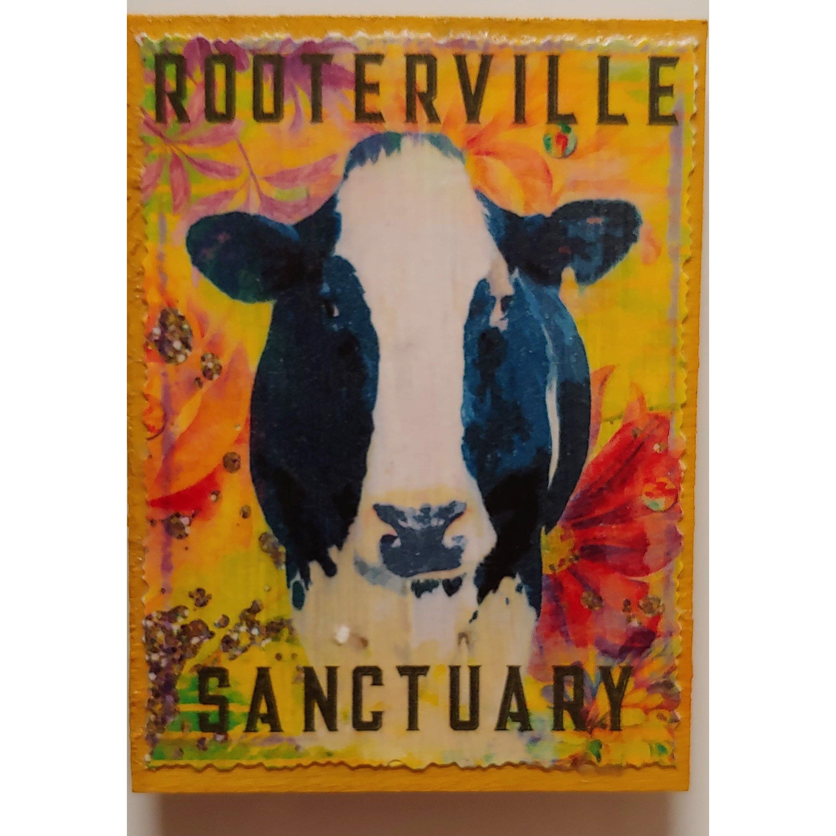 Farm Animal Magnets: Handmade Rooterville Animals on Magnets Rooster, Cow, Piggy *、mySite、g9winljtr