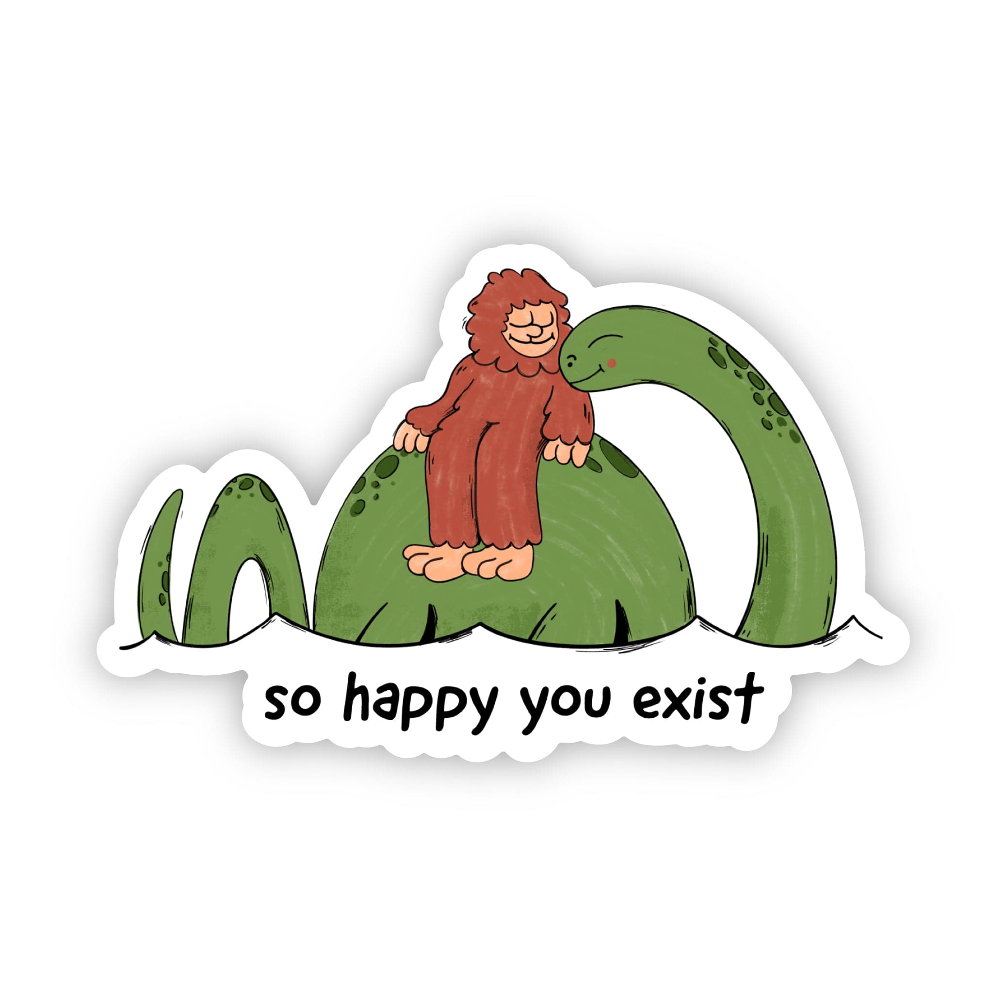  So Happy You Exist Cryptid Sticker、mySite、elrpsem3k