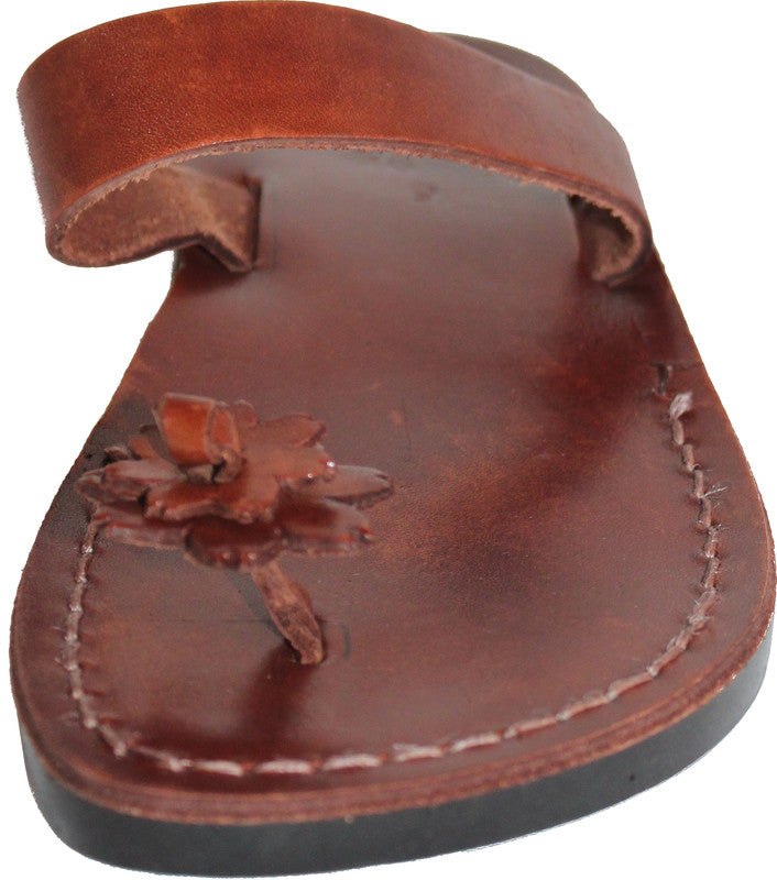  Holy Land Market Men/Women Biblical Jesus Leather Sandals/Slides From Jerusalem (The Shepherd Style III)、mySite、elrpsem3k