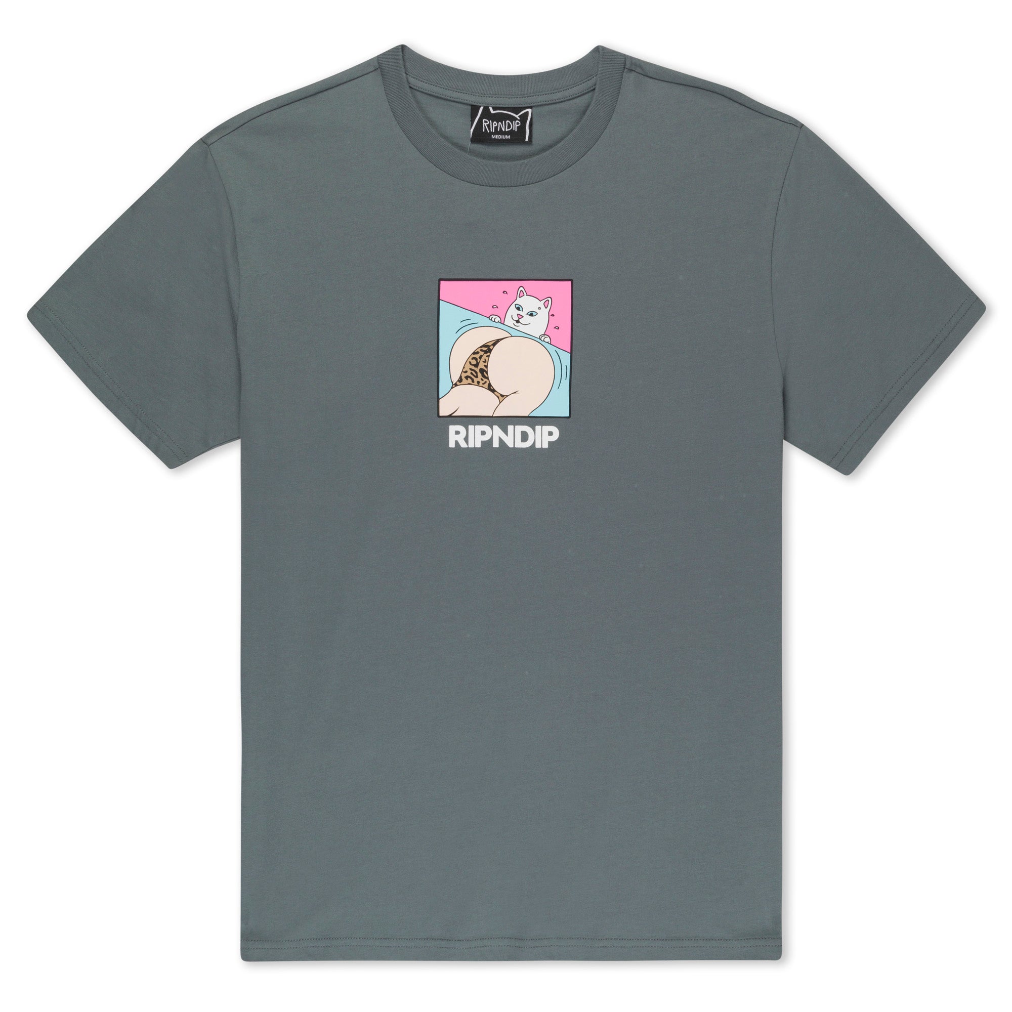  Peaches And Nerm Tee (Charcoal)、mySite、merchandisen