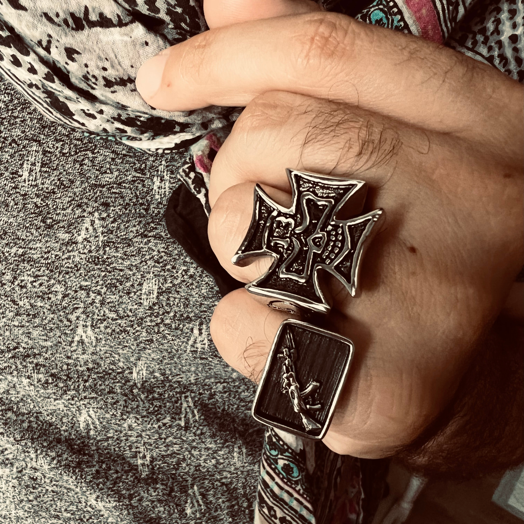 Stainless Steel AK-47 Gun Signet Ring / SCR4078、mySite、dreamappss