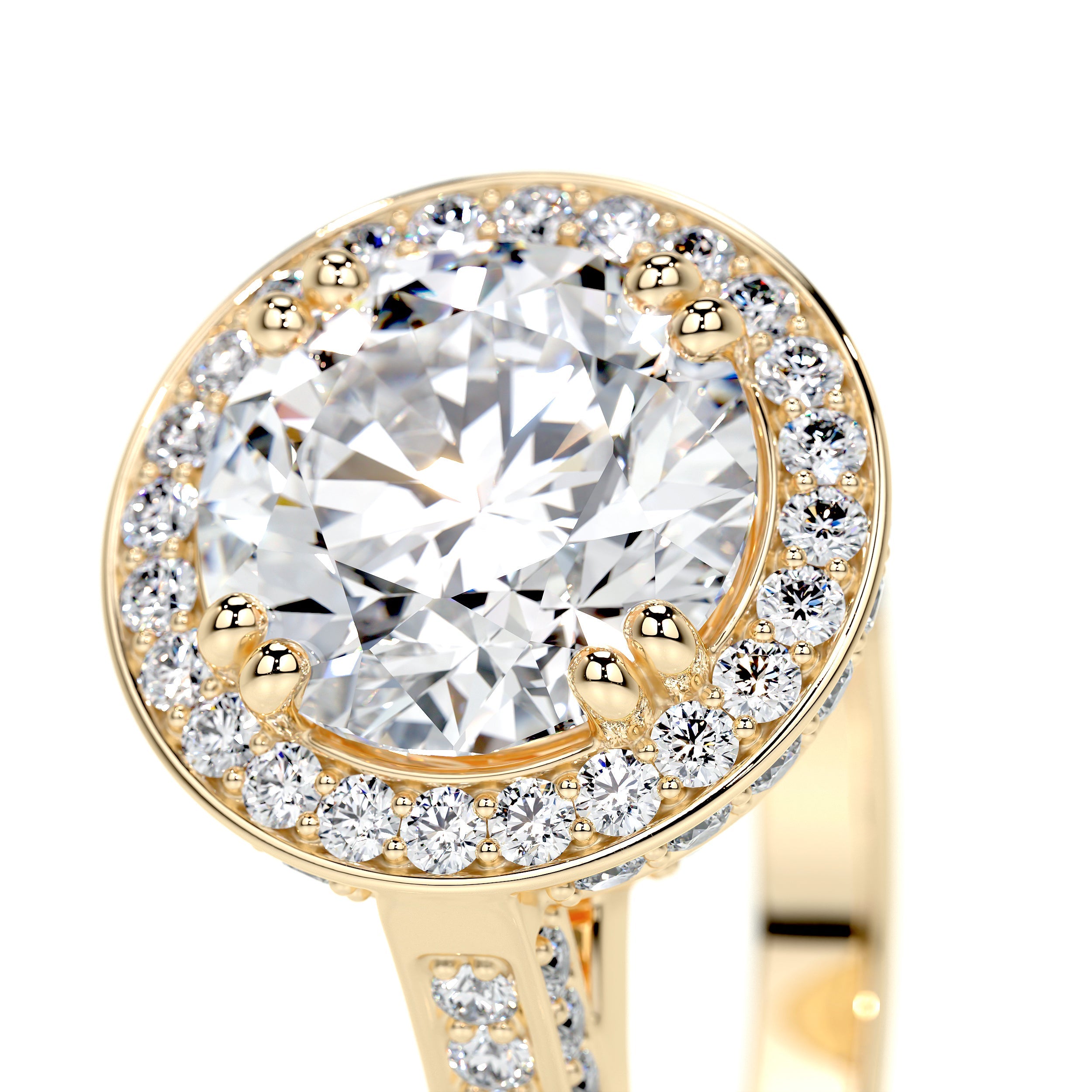 Lynn Lab Grown Diamond Ring -18K Yellow Gold、mySite、hinf8tx79