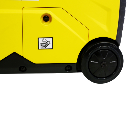 Super quiet Inverter Generator 4500w portable generator electric start, foldable handle with wheel,212cc 4 stroke EPA compliant、、eastwooduniform