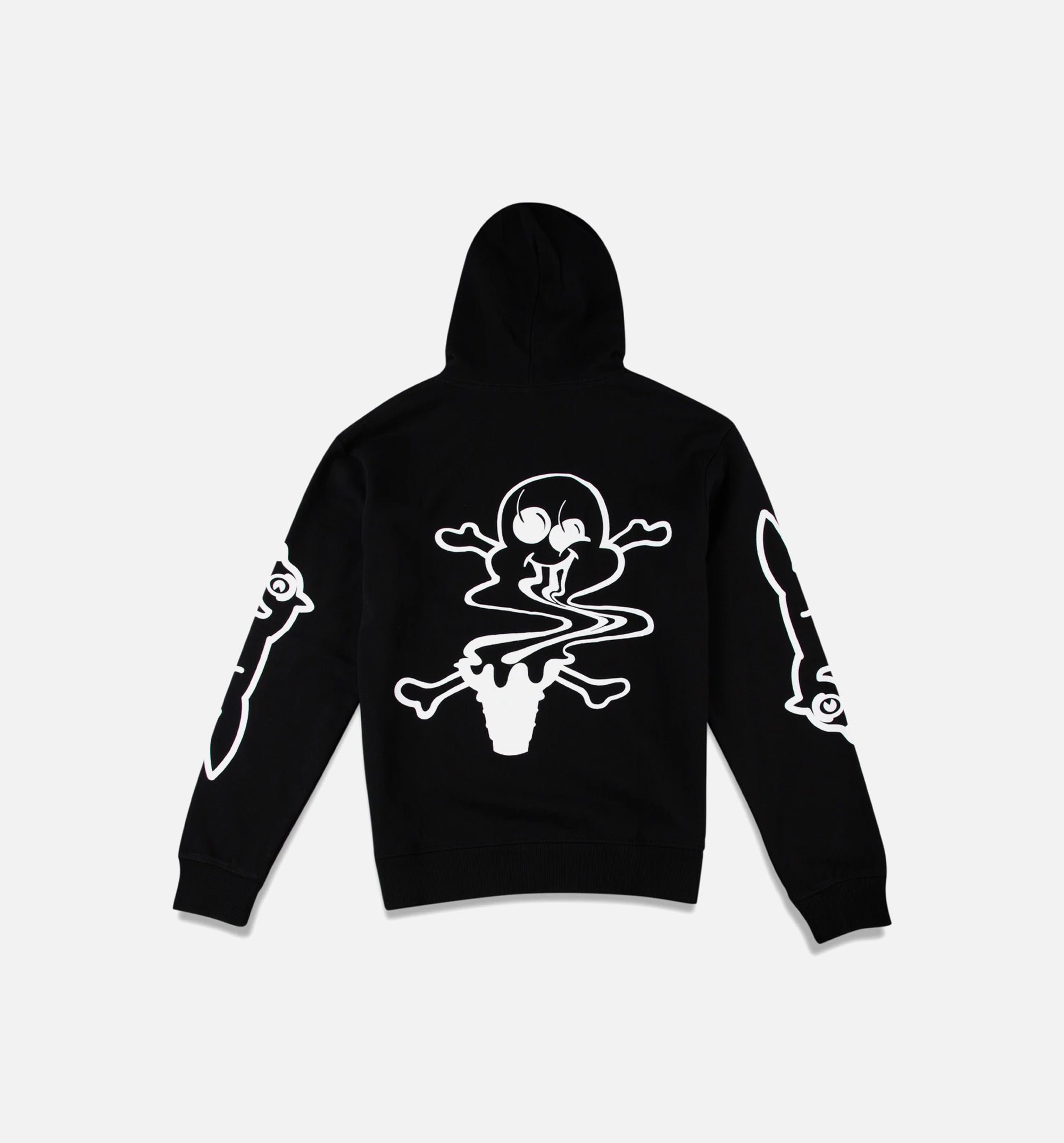 White Mens Hoodie - Black、mySite、dreamappss