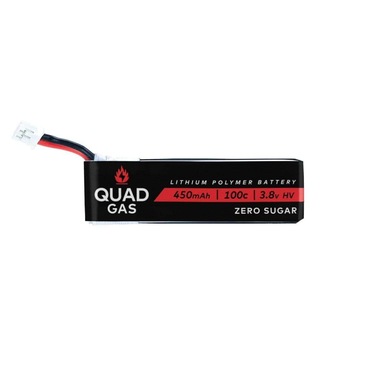  Quad Gas 1S 450mAh 100C Battery for Micro/Whoops (5pc) - Choose Connector、mySite、merchandisen