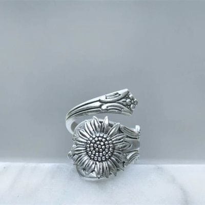 Sunflower Spoon Ring、mySite、g9winljtr