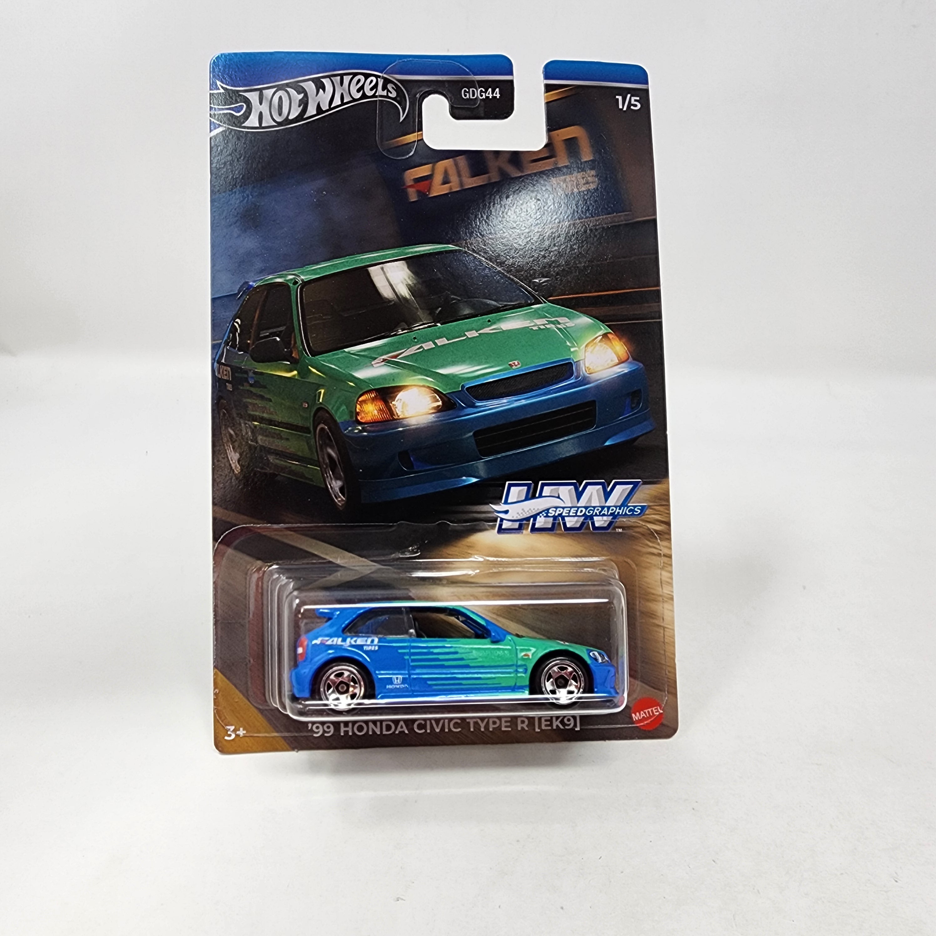 '99 Honda Civic Type R EK9 #1/5 * Hot Wheels Store Exclusive Speed Graphics、mySite、hgirdovlk