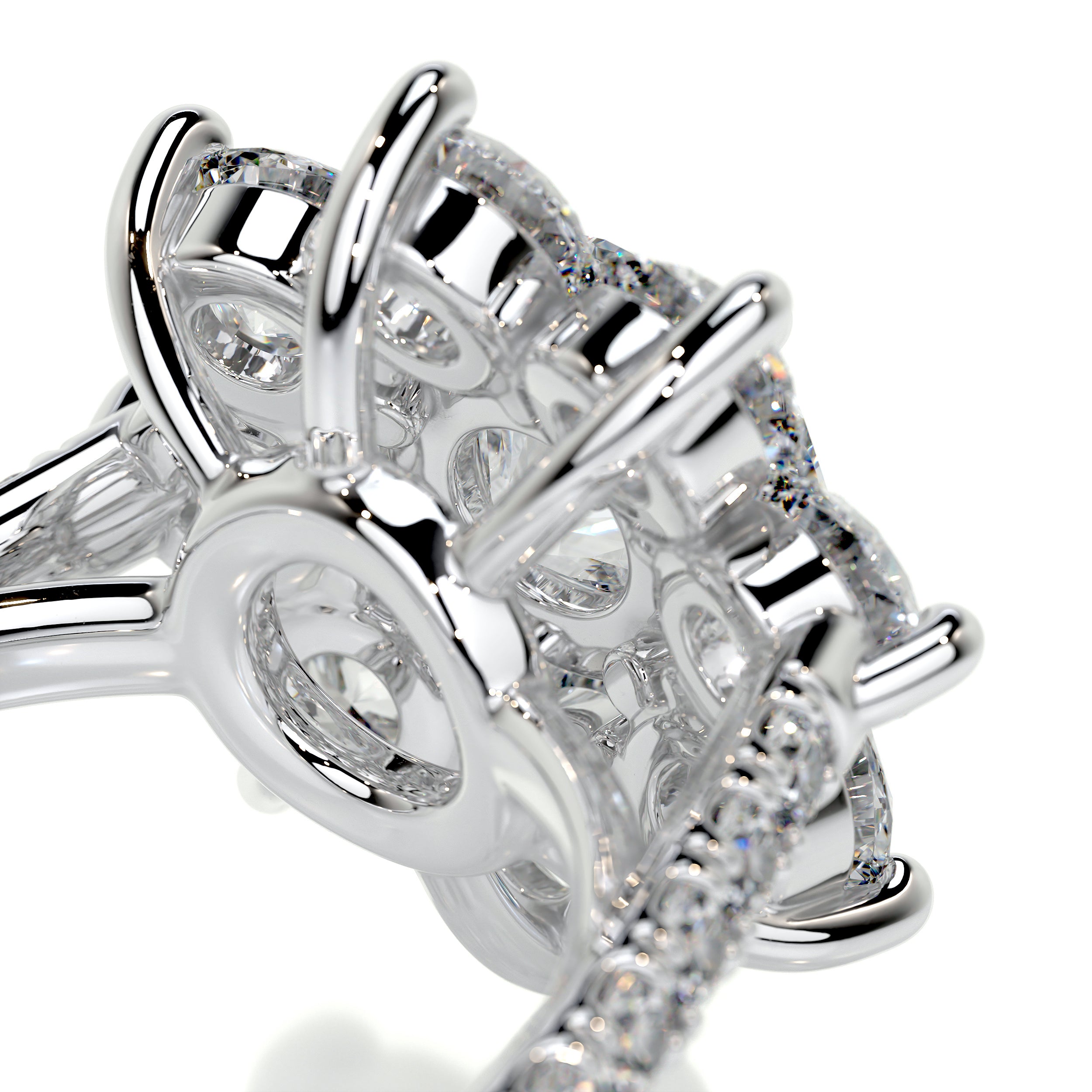 La Fleur Diamond Engagement Ring -Platinum、mySite、hinf8tx79