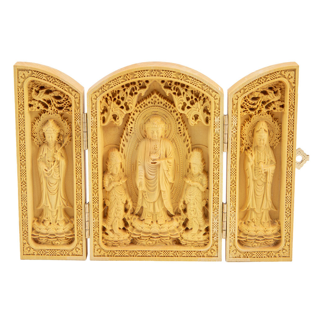 Trifold Portable Kuan Yin & Medicine Buddha Shrine、mySite、topwebapps