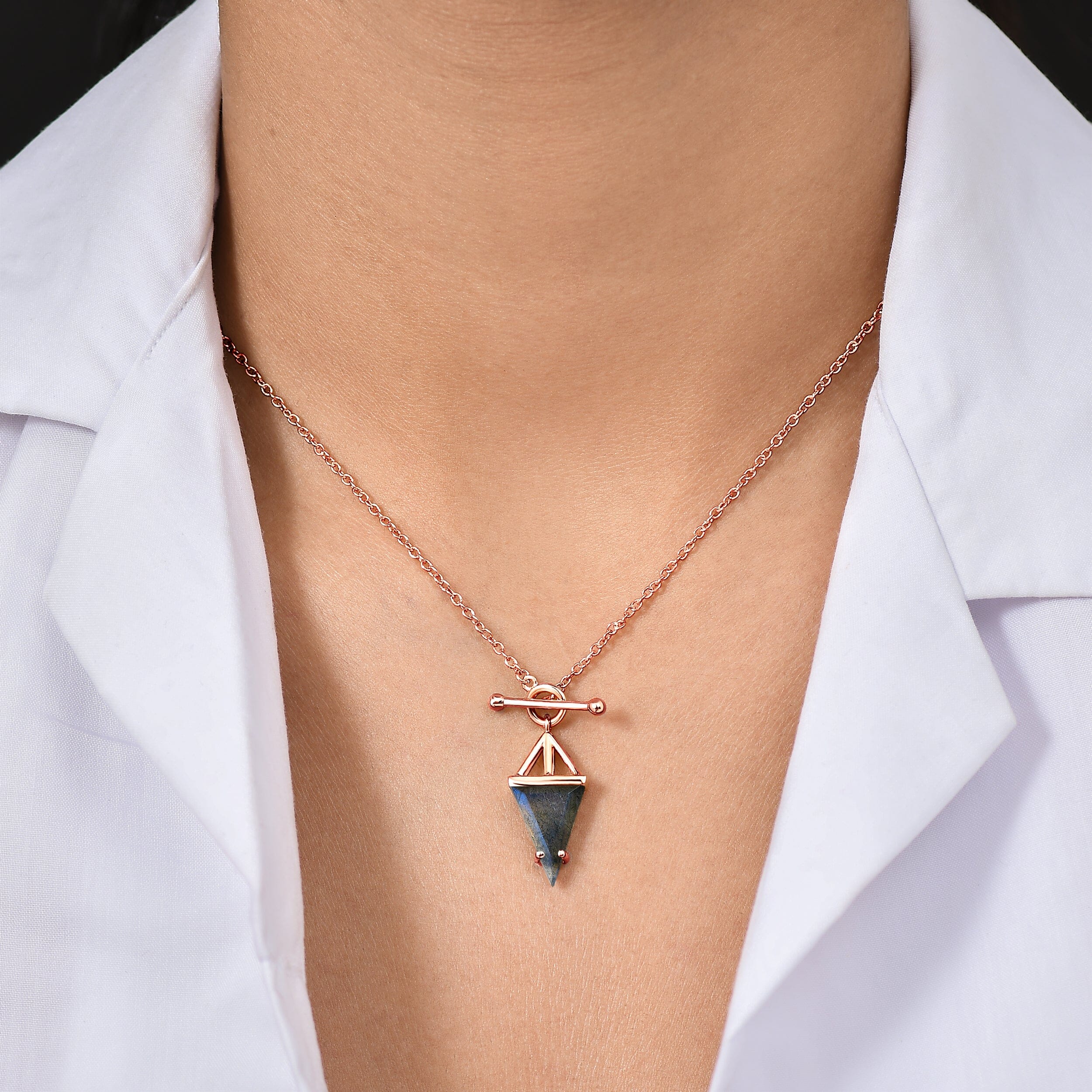 Labradorite Necklace - Heroine T-Lock、mySite、hinf8tx79