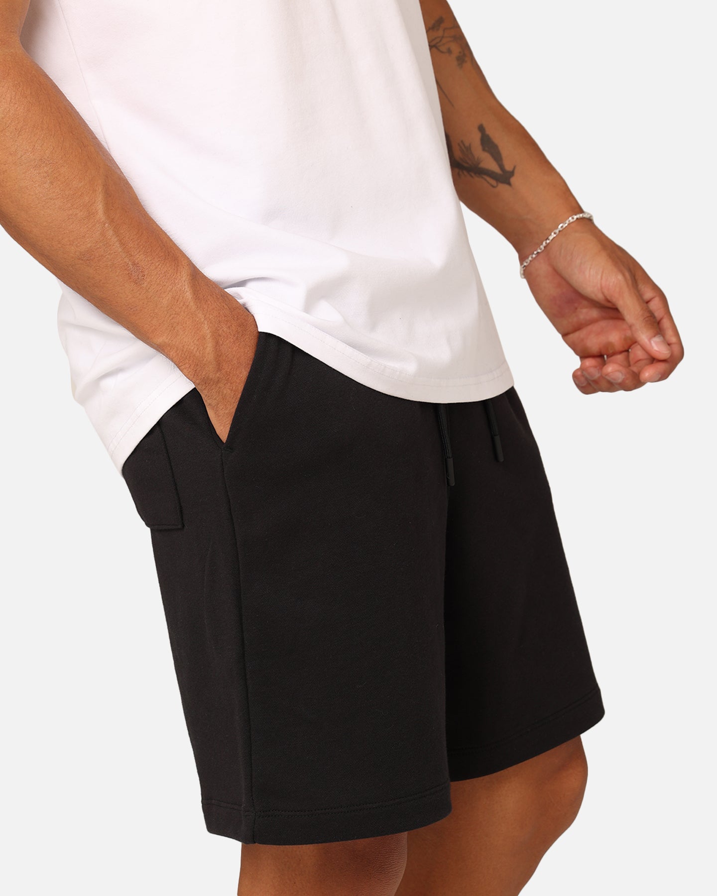 Jordan Essentials Fleece Shorts Black/Black/White、mySite、zt4zffjzw