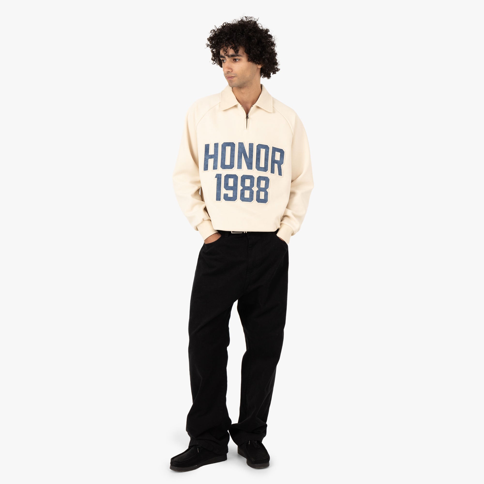  Honor The Gift 1988 Quarter Zip / Brown、mySite、merchandisen