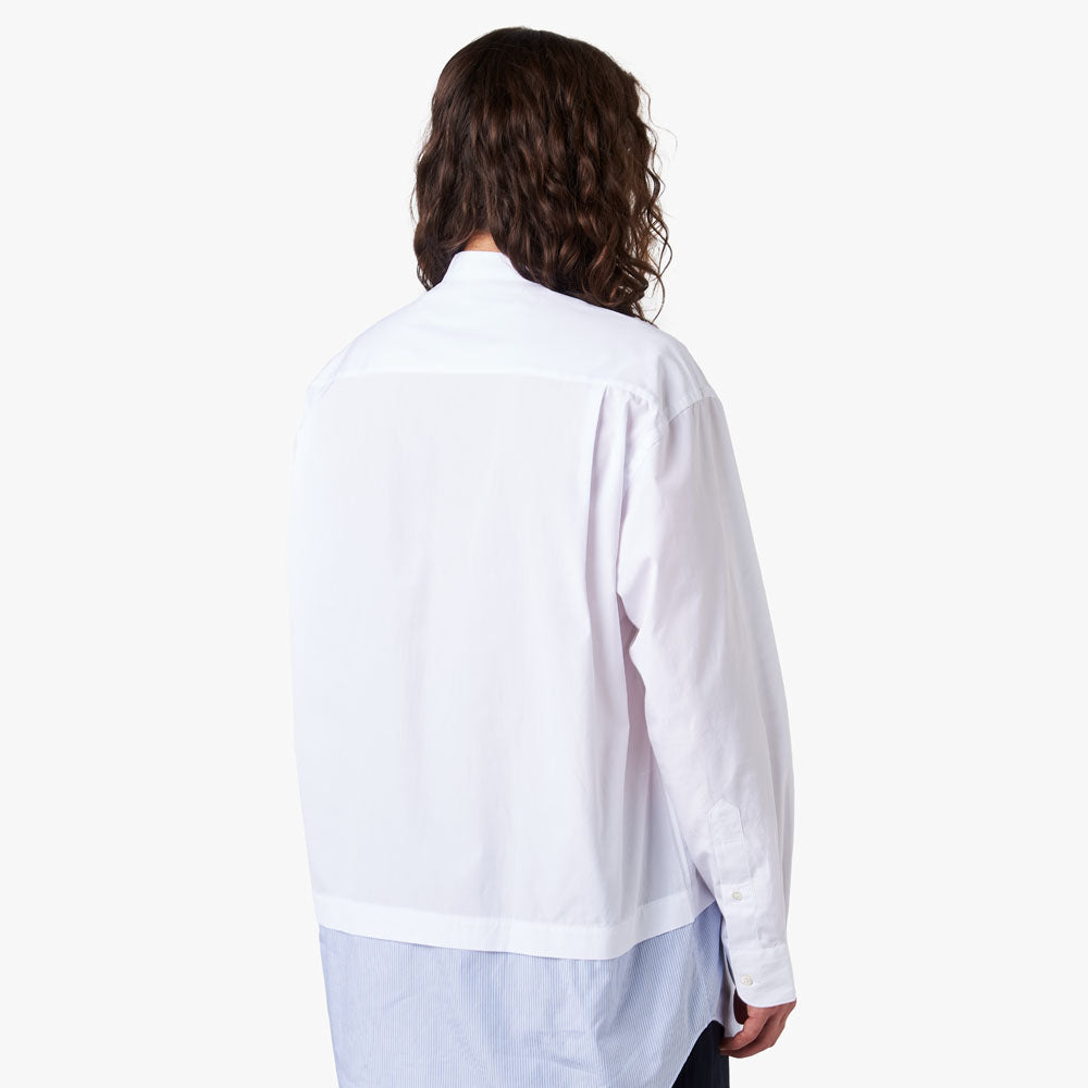  COMME des GARÇONS HOMME Panel Button Up Shirt / White、mySite、merchandisen