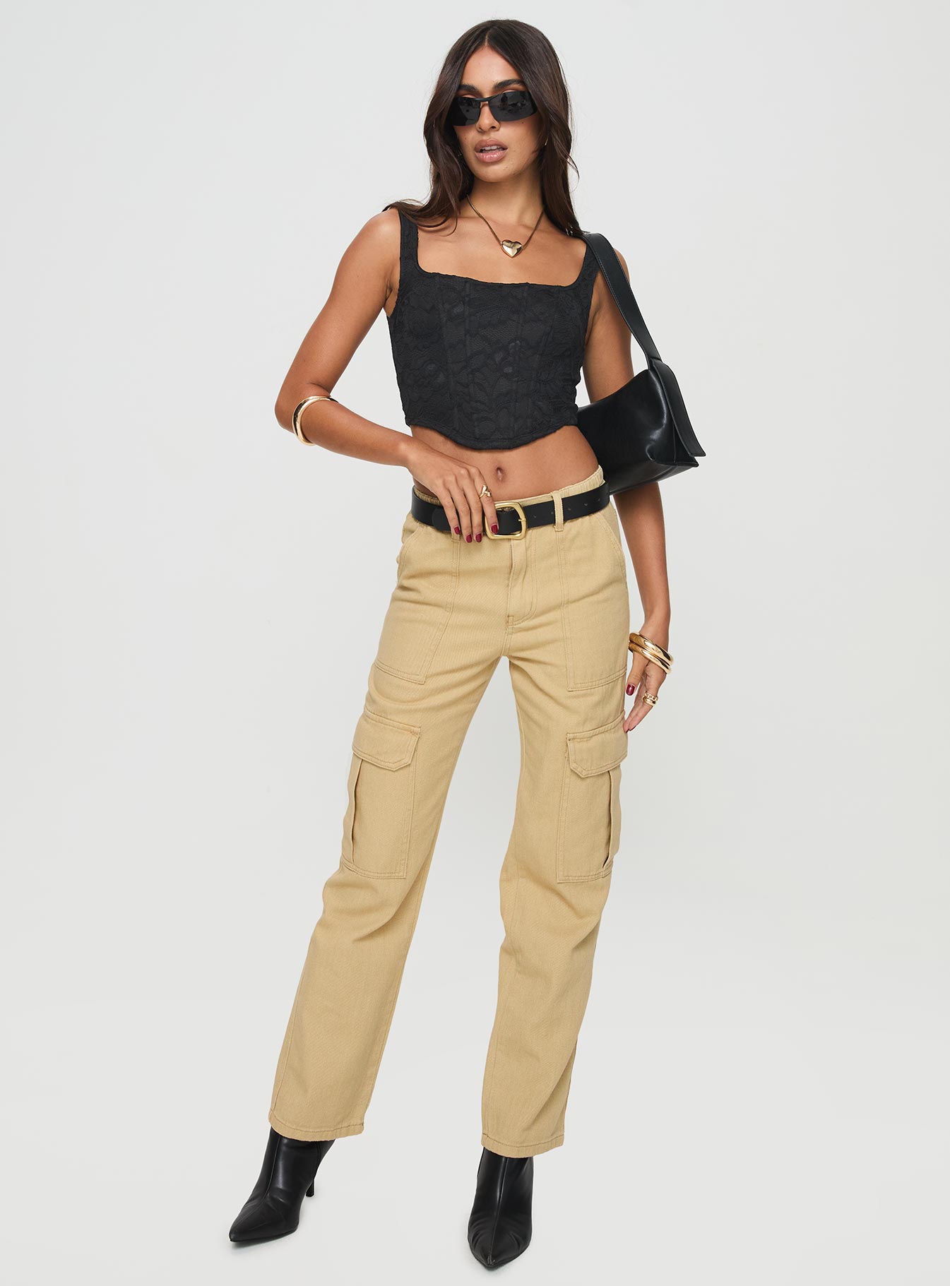 Bonney Corset Top Black、mySite、solidvoid