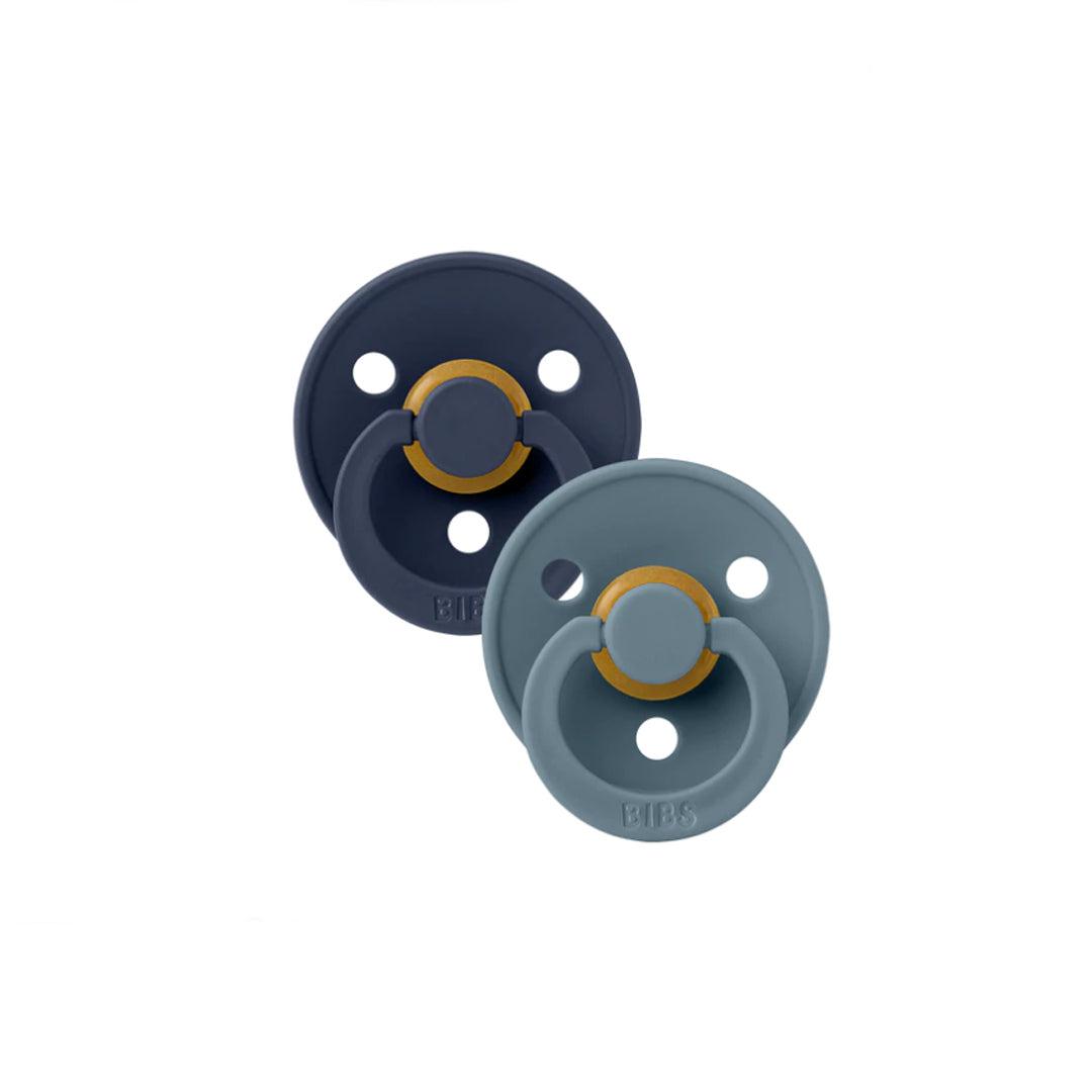  BIBS Colour Latex Pacifiers - Deep Space/Petrol - 2 Pack、mySite、merchandisen