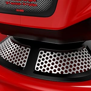 Toro close up of vents on lawn mower