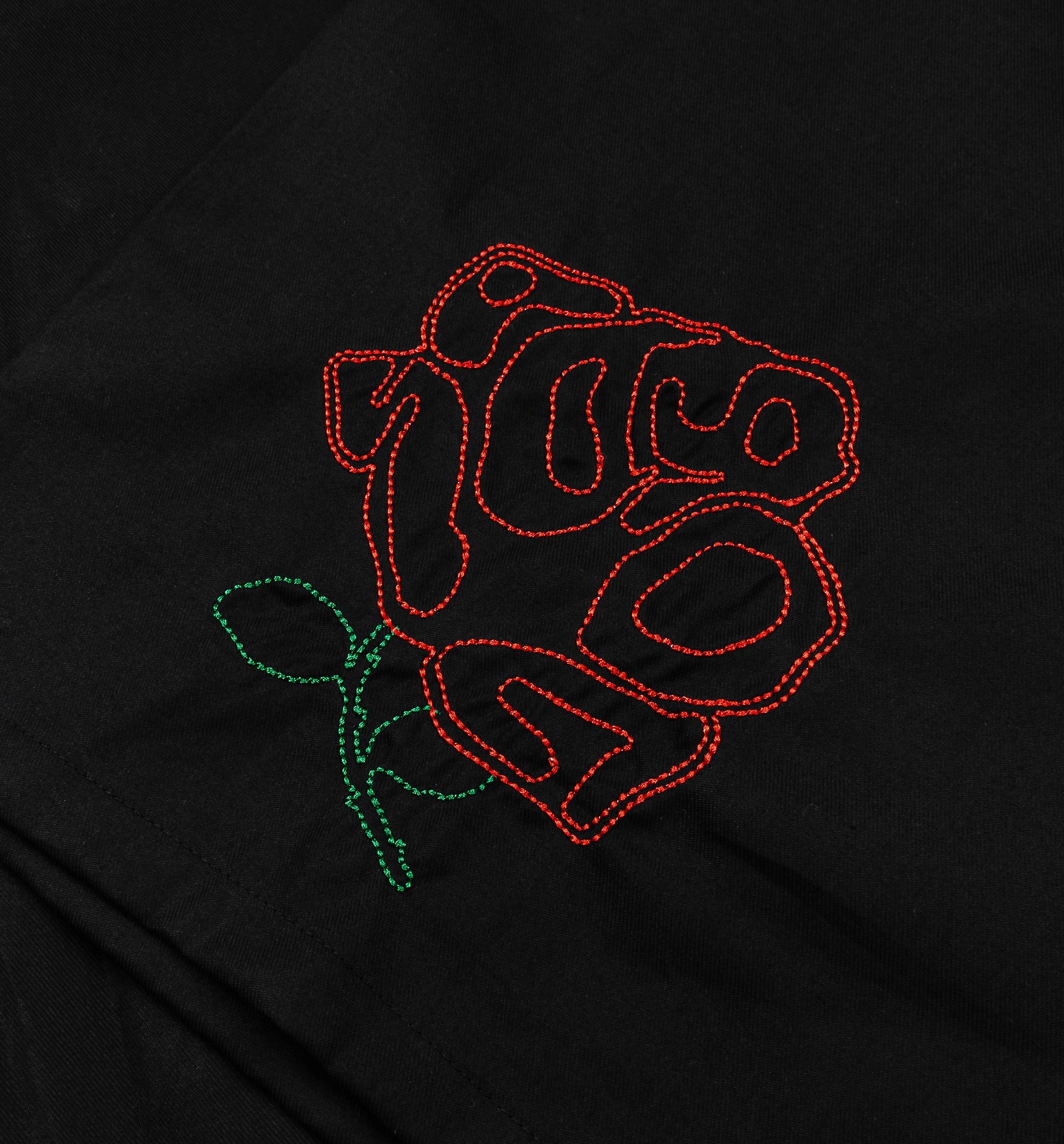 Roses Woven Button Up Womens Short Sleeve Shirt - Black/Red、mySite、dreamappss