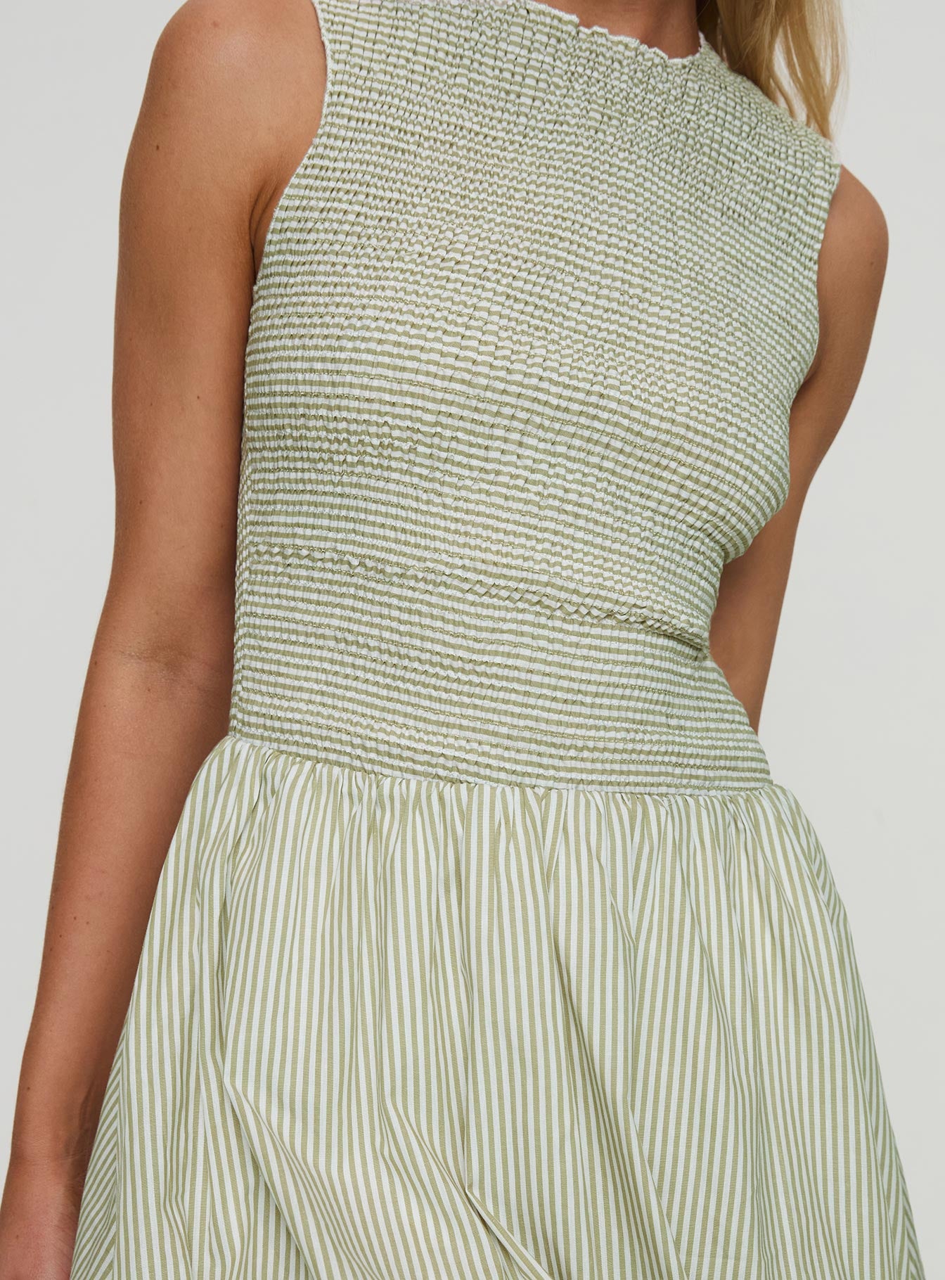 Narnie Mini Dress Sage、mySite、solidvoid