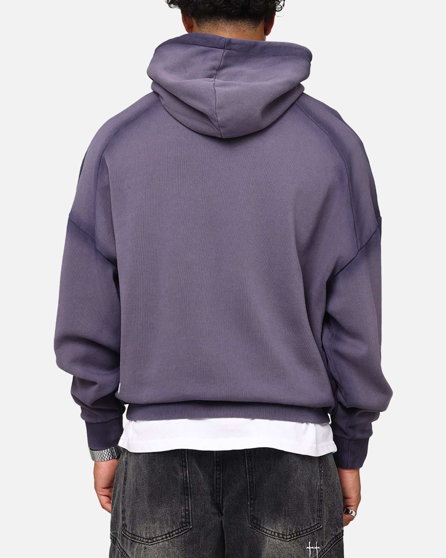 Saint Morta Contrast Wash Hoodie Purple、mySite、zt4zffjzw
