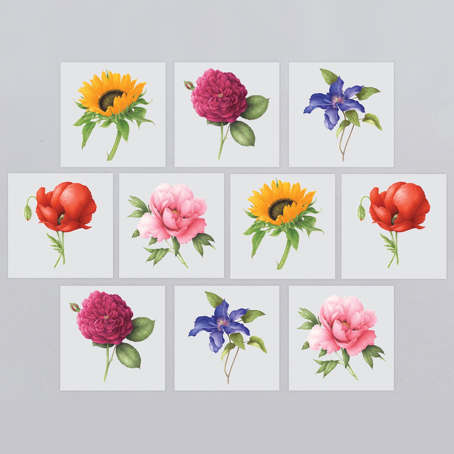  Mini Bouquet Tattly Temporary Tattoos Tiny Tin、mySite、ghnorth