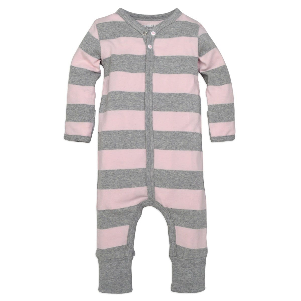 Rugby Stripe Organic Cotton One Piece Baby Jumpsuit、mySite、g9winljtr
