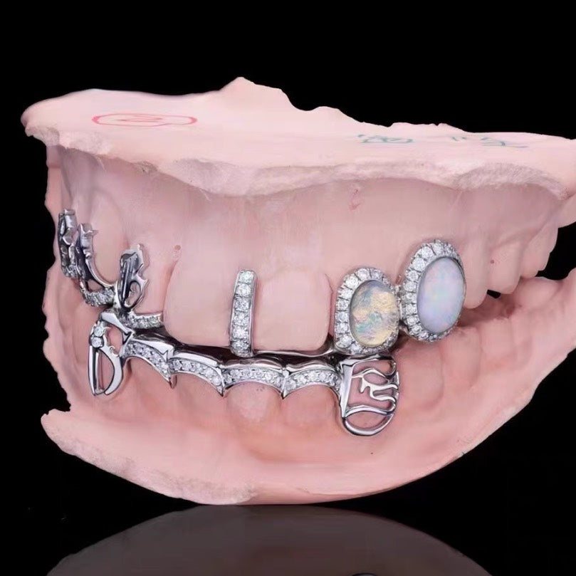 Custom Moissanite Opal Grillz、mySite、hinf8tx79