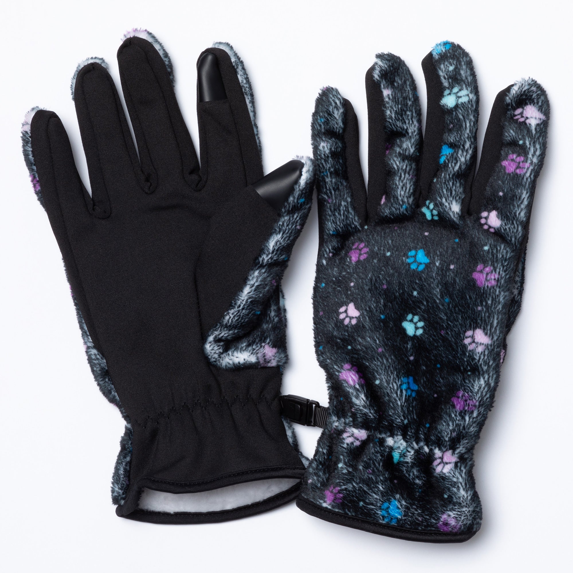 Super Cozy Paw Print Touch Screen Gloves、mySite、camillekostekn