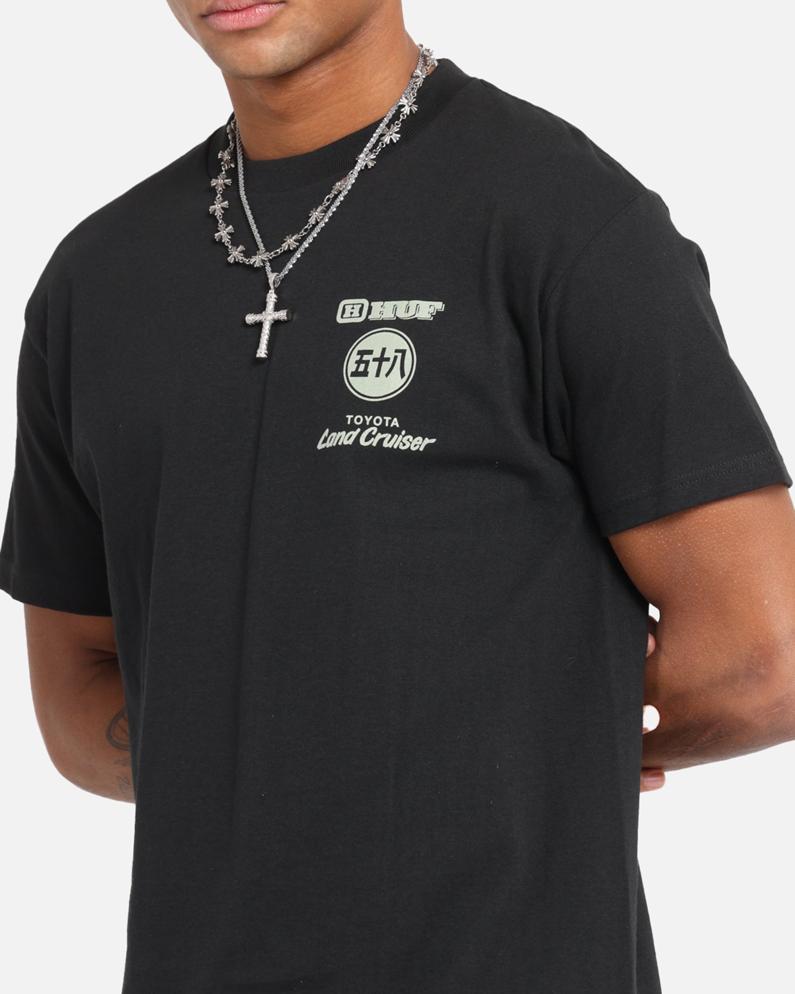 Huf X Toyota Timeline T-Shirt Black/White、mySite、zt4zffjzw