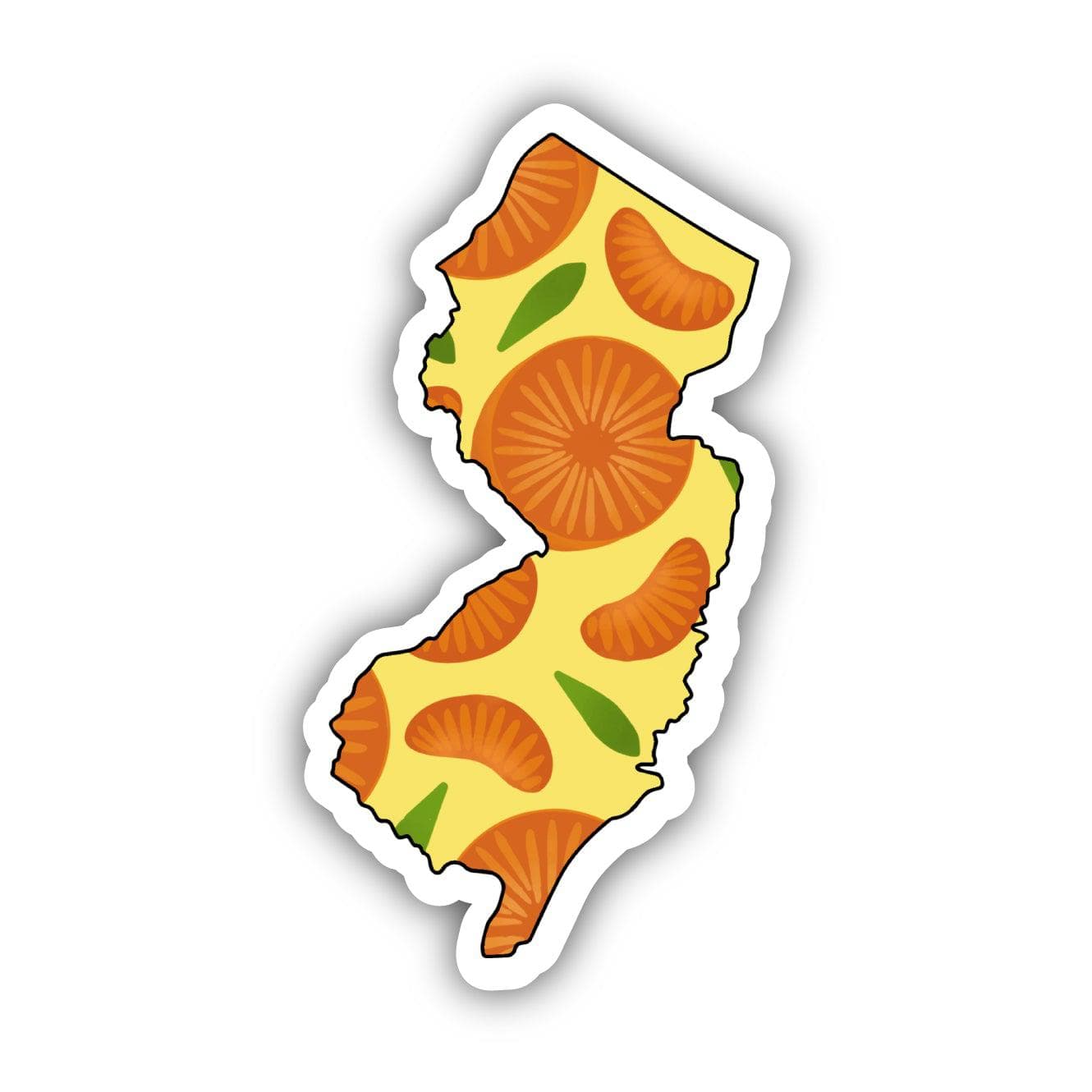 New Jersey Orange & Yellow Fruit Sticker、mySite、elrpsem3k
