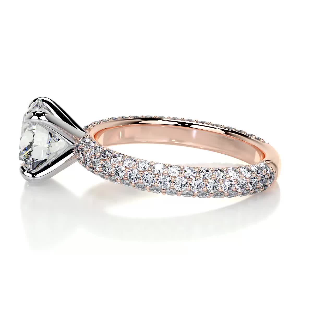 Charlotte Lab Grown Diamond Ring -14K Rose Gold、mySite、hinf8tx79