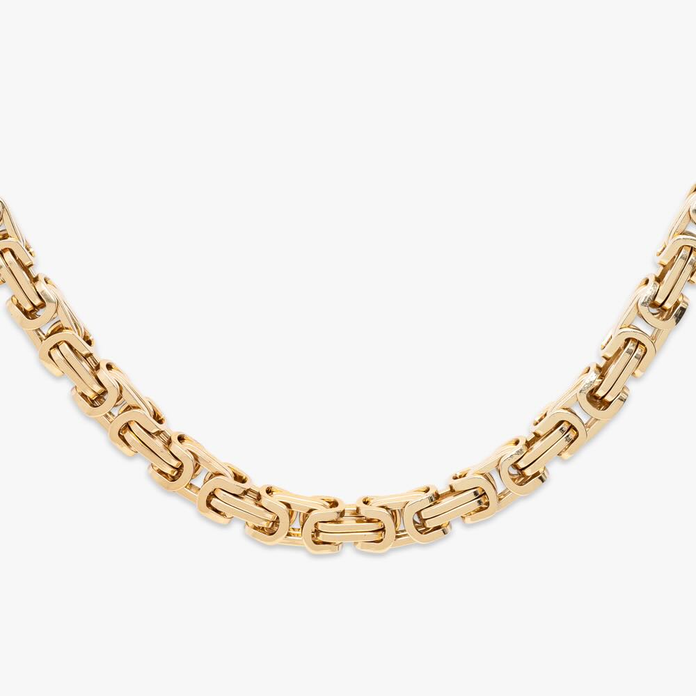 10MM Byzantine Gold Chain 14K Gold、mySite、hinf8tx79