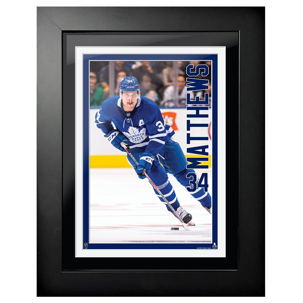 Toronto Maple Leafs Auston Matthews 12x16 VT Design - Home Jersey