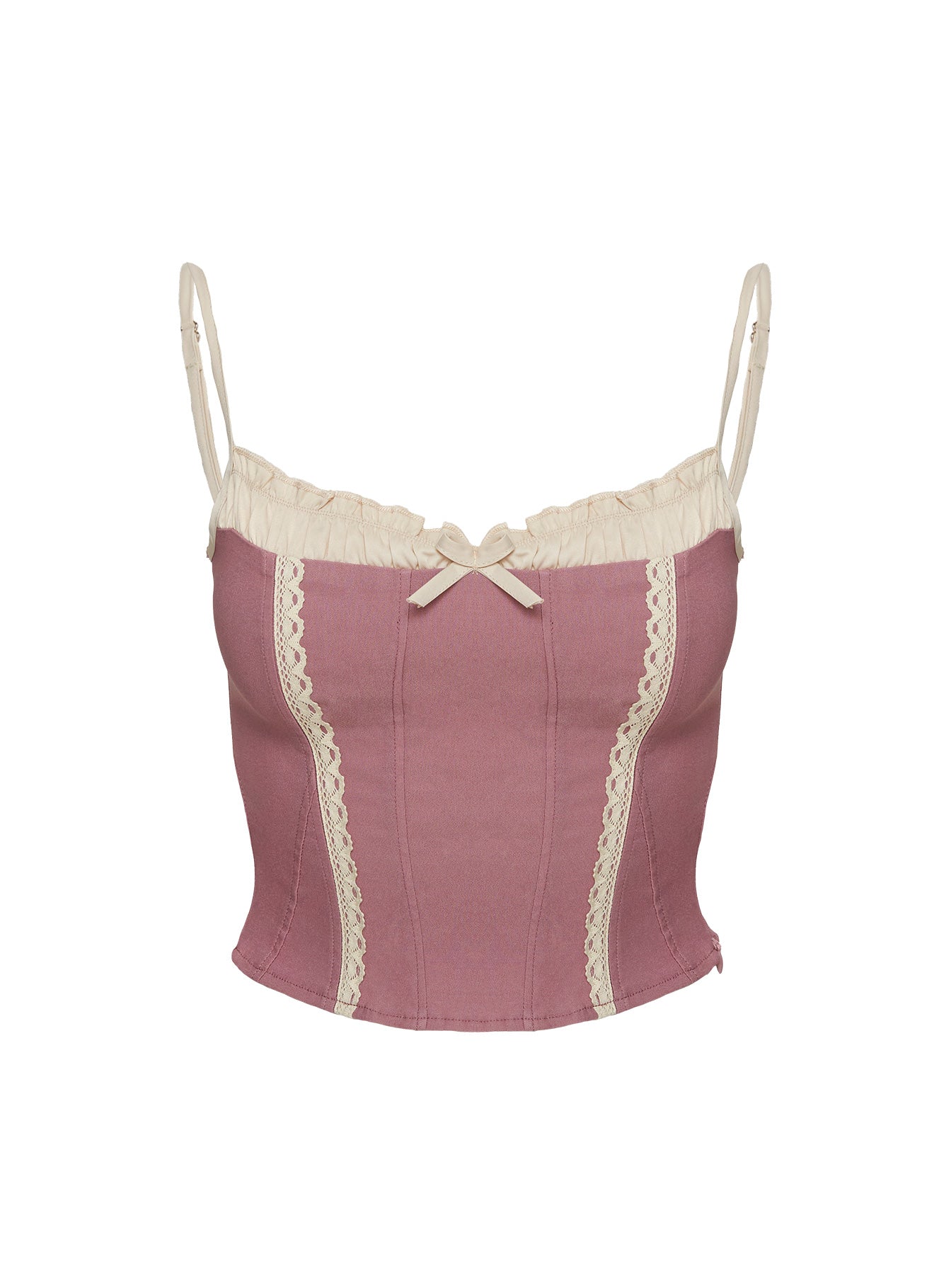 Alexa Corset Top Pink、mySite、solidvoid