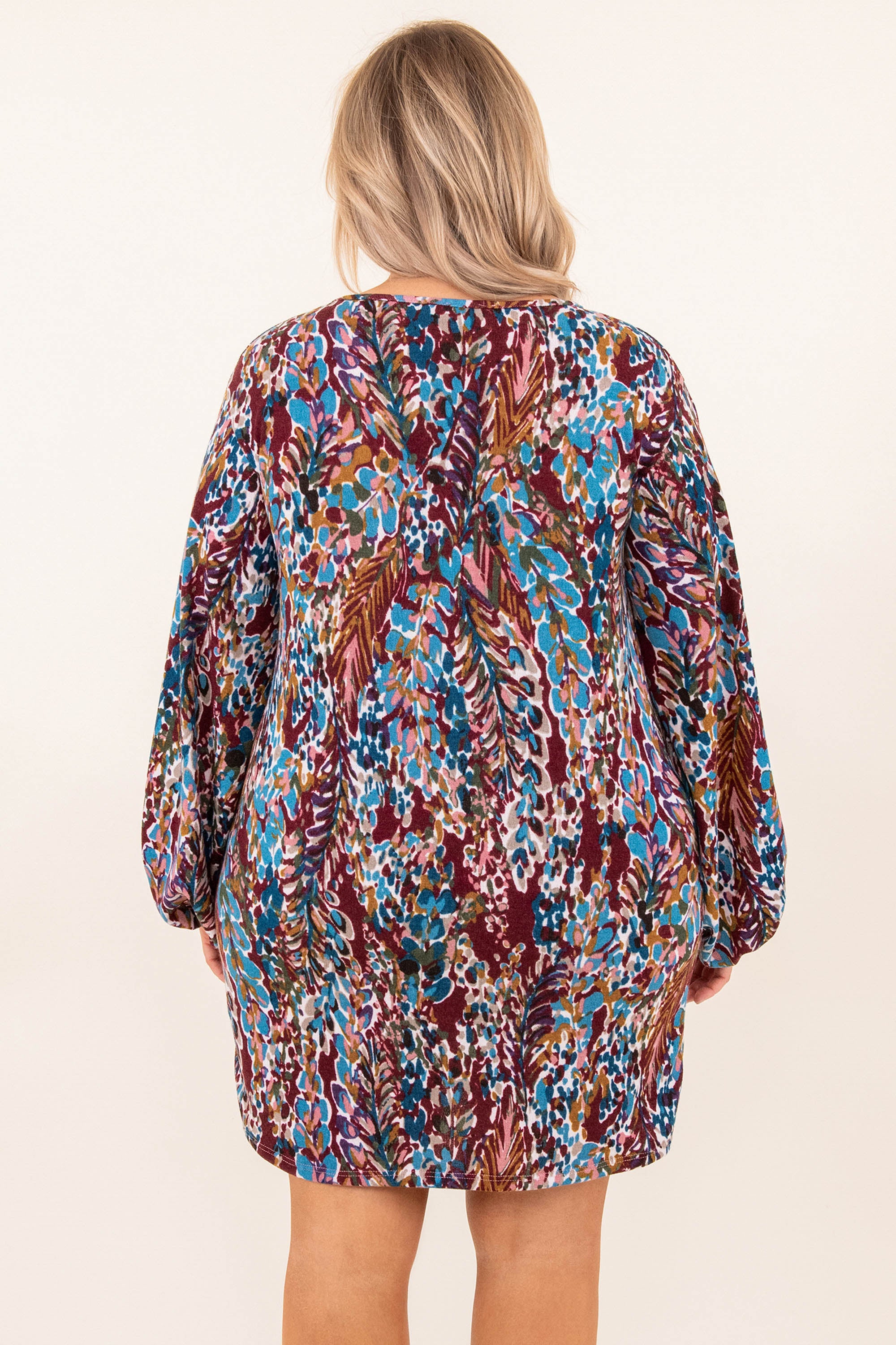  When You See It Dress, Burgundy、mySite、justintrudeaud