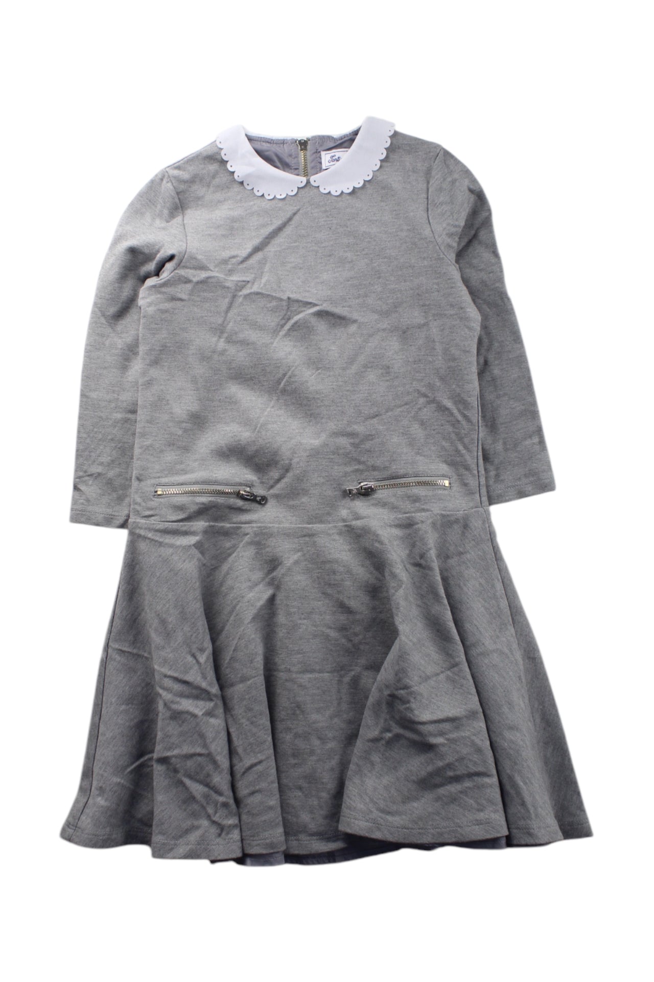 Tartine Et Chocolat Long Sleeve Dress With Collar, Size 8Y、mySite、g9winljtr