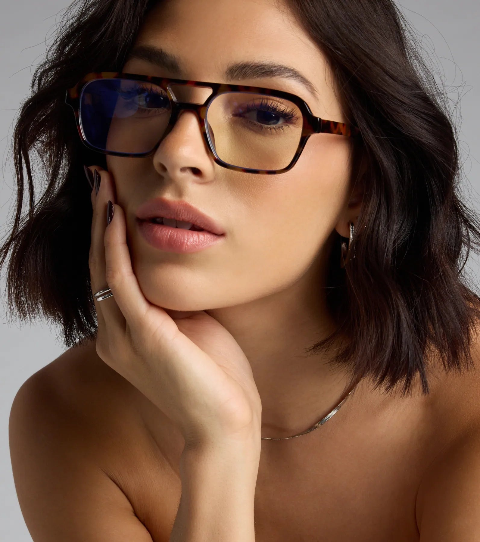  Smarty Chic Aviator Blue Light Glasses、mySite、justintrudeaud