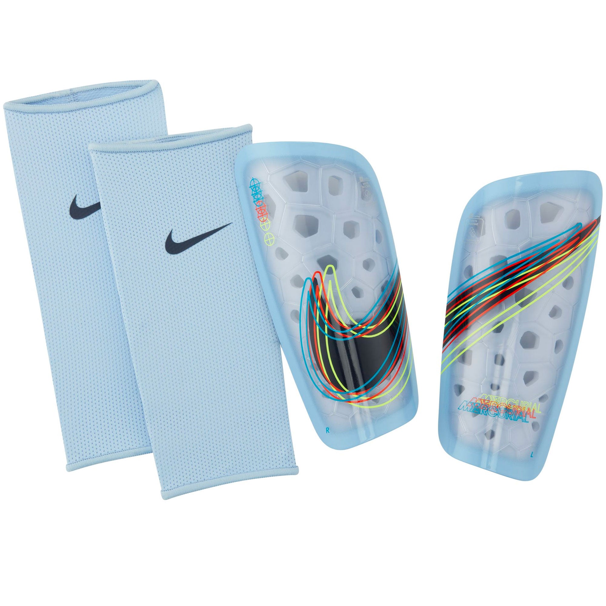 Nike Mercurial Lite Shin Guards Light Marine/Blackened Blue、mySite、noshort